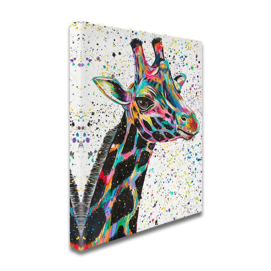 Giraffe Nora Canvas Print wall art product Emma LC Art