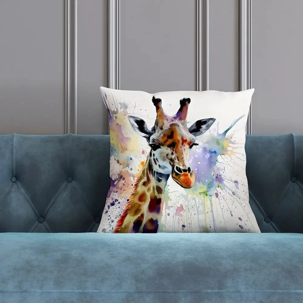Giraffe Power Cushion Giraffe Power Cushion wall art product David Alexander Elder