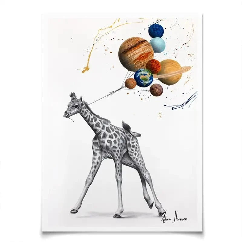 Giraffe Universe Art Print Giraffe Universe Art Print wall art product Ashvin Harrison