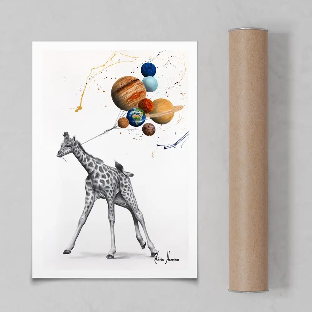 Giraffe Universe Art Print Giraffe Universe Art Print wall art product Ashvin Harrison