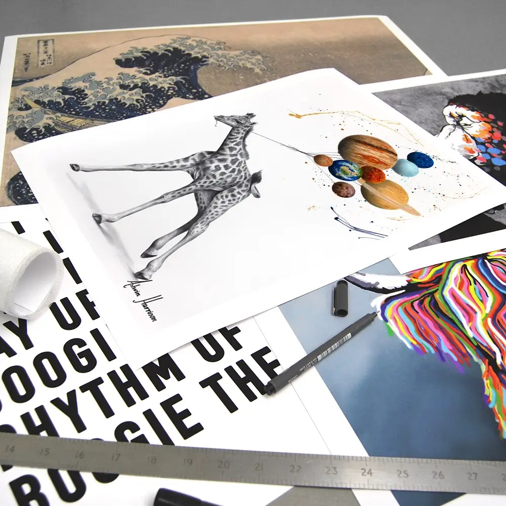 Giraffe Universe Art Print Giraffe Universe Art Print wall art product Ashvin Harrison