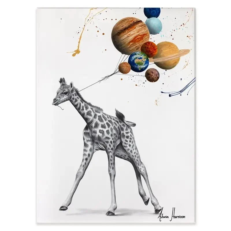 Giraffe Universe Canvas Print Giraffe Universe Canvas Print wall art product Ashvin Harrison