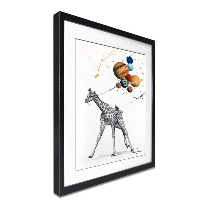 Giraffe Universe Framed Art Print Giraffe Universe Framed Art Print wall art product Ashvin Harrison