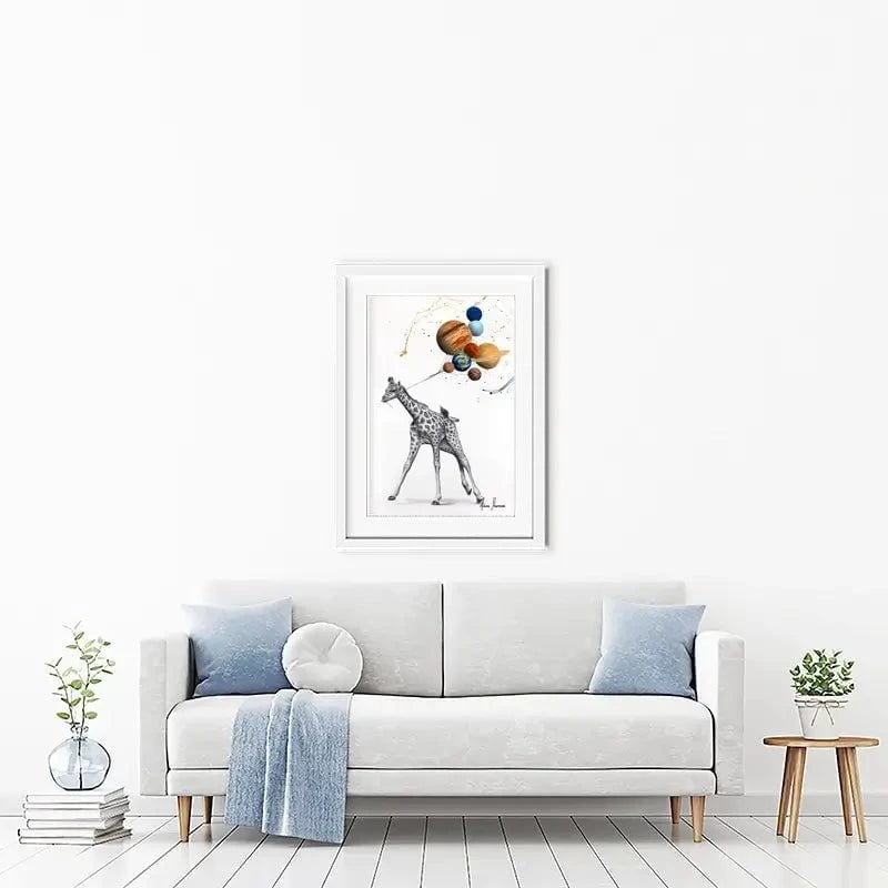 Giraffe Universe Framed Art Print Giraffe Universe Framed Art Print wall art product Ashvin Harrison
