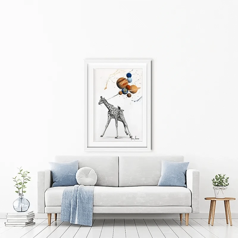 Giraffe Universe Framed Art Print Giraffe Universe Framed Art Print wall art product Ashvin Harrison