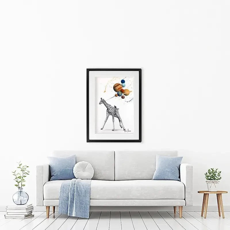 Giraffe Universe Framed Art Print Giraffe Universe Framed Art Print wall art product Ashvin Harrison