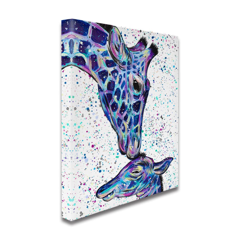 Giraffes Milly And Max Canvas Print wall art product Emma LC Art