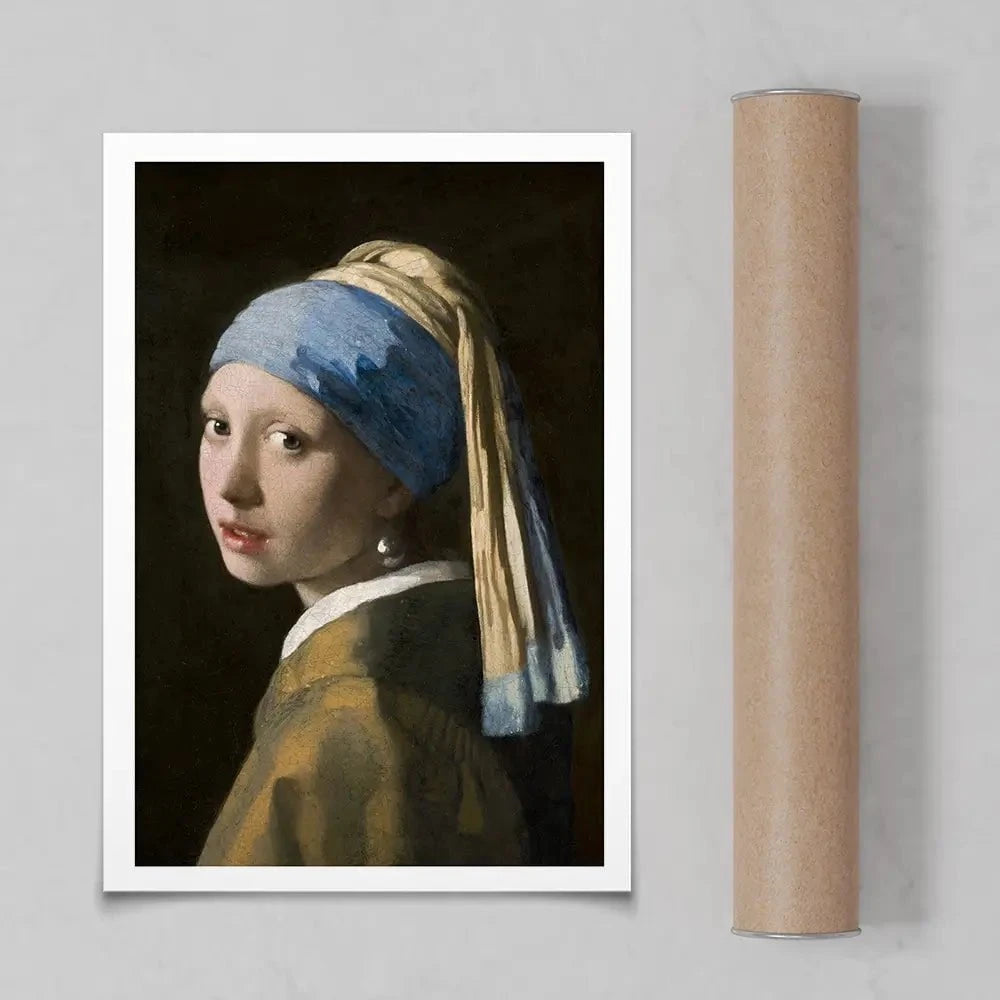 Girl With A Pearl Earring Art Print Girl With A Pearl Earring Art Print wall art product Johannes Vermeer