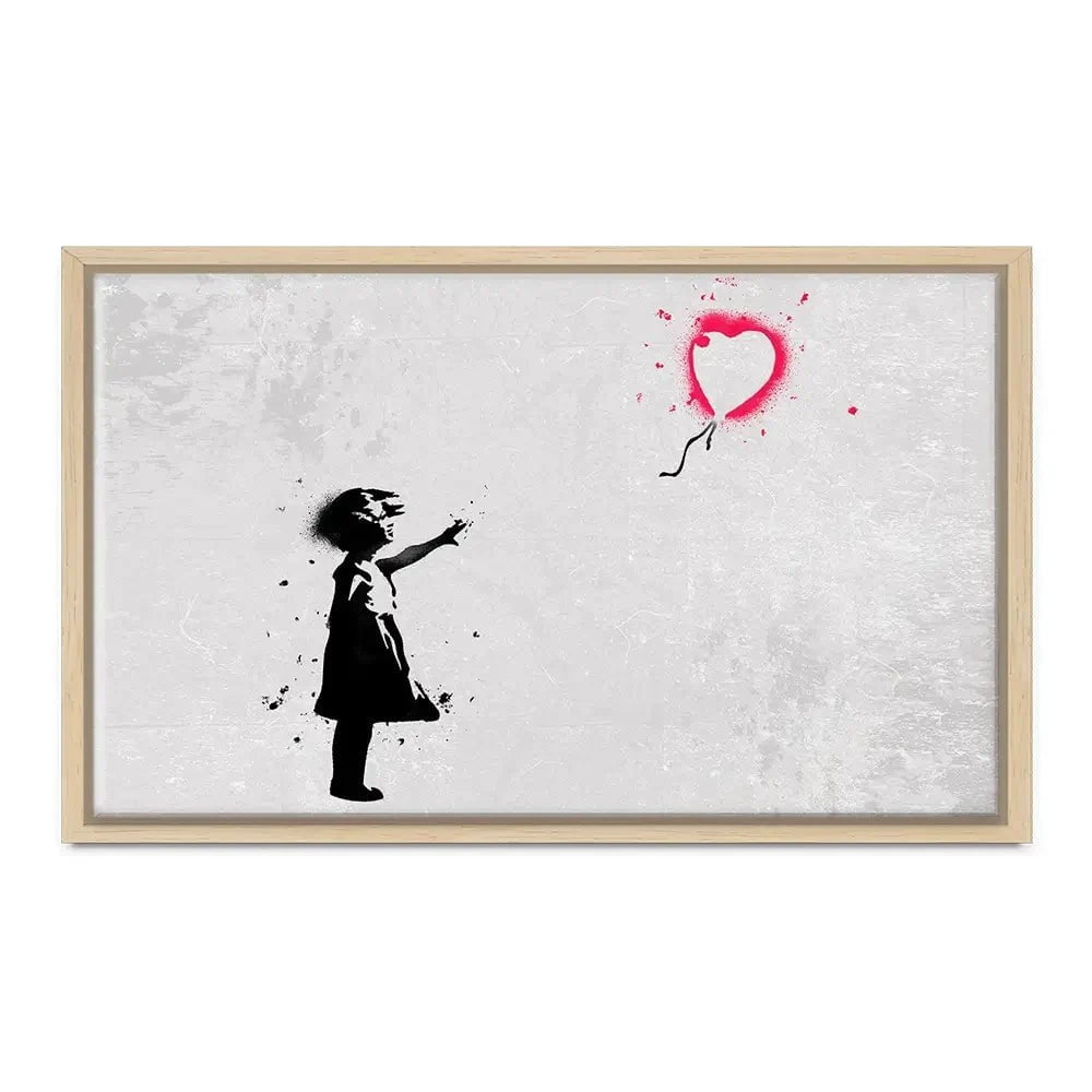 Girl With Balloon Canvas Print Girl With Balloon Canvas Print wall art product Banksy