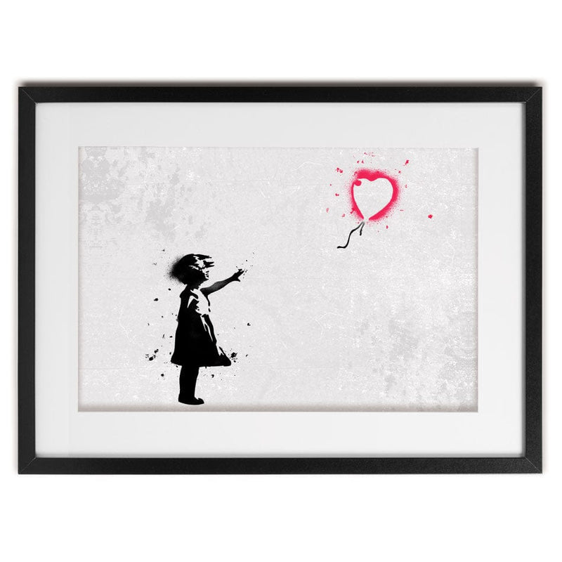 Girl With Balloon Framed Art Print wall art product Banksy