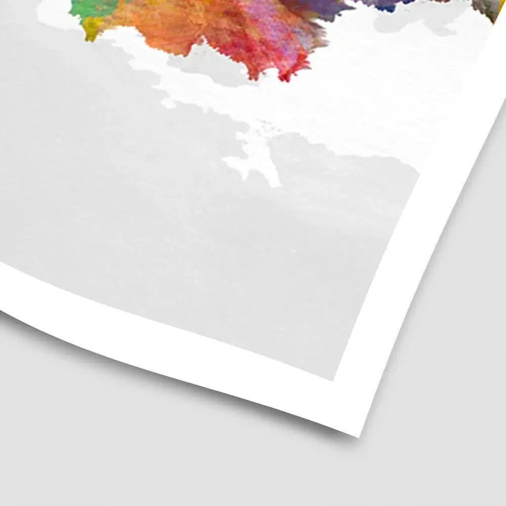 Glasgow In Colour Art Print Glasgow In Colour Art Print wall art product Towseef Dar / Shutterstock