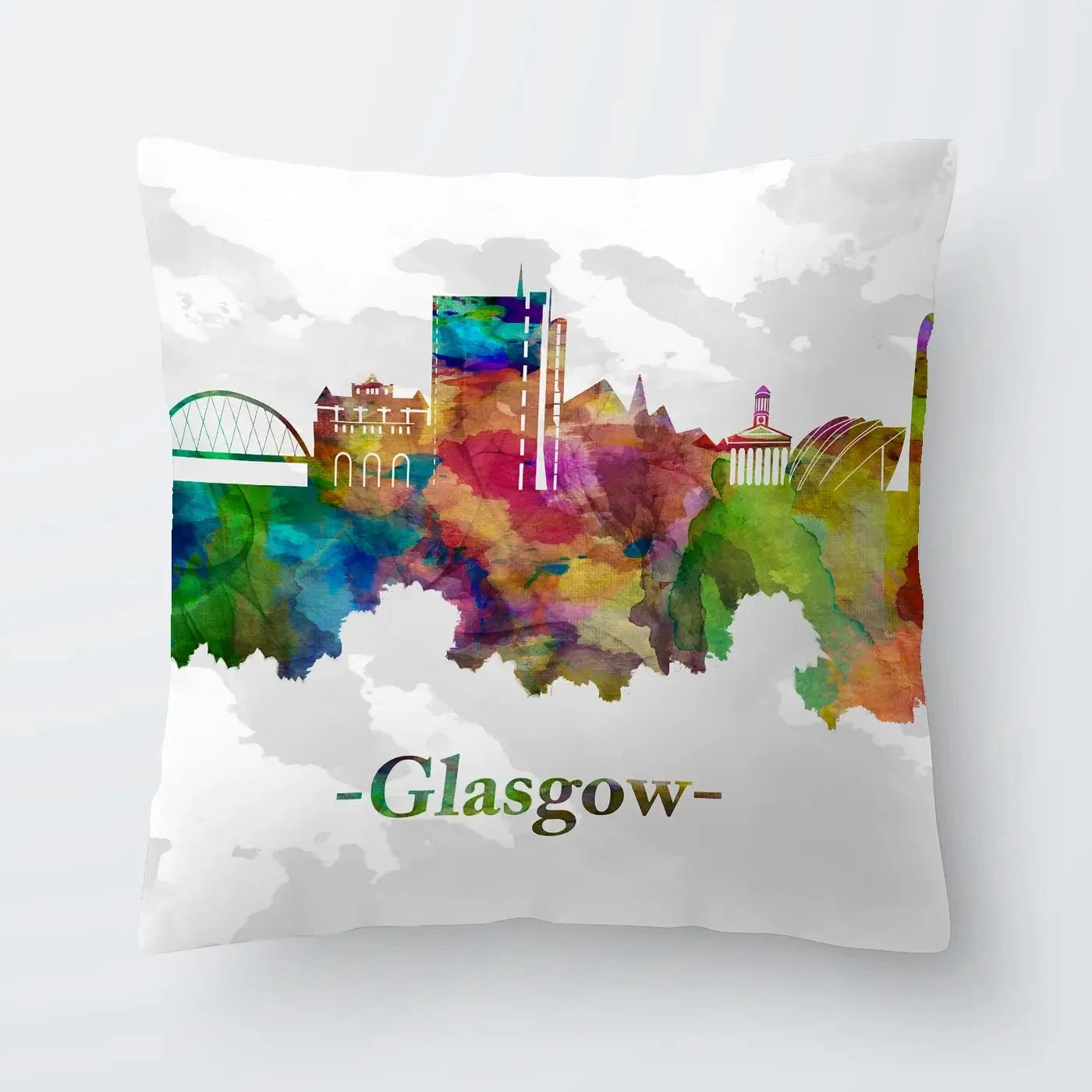 Glasgow In Colour Cushion Glasgow In Colour Cushion wall art product Towseef Dar / Shutterstock
