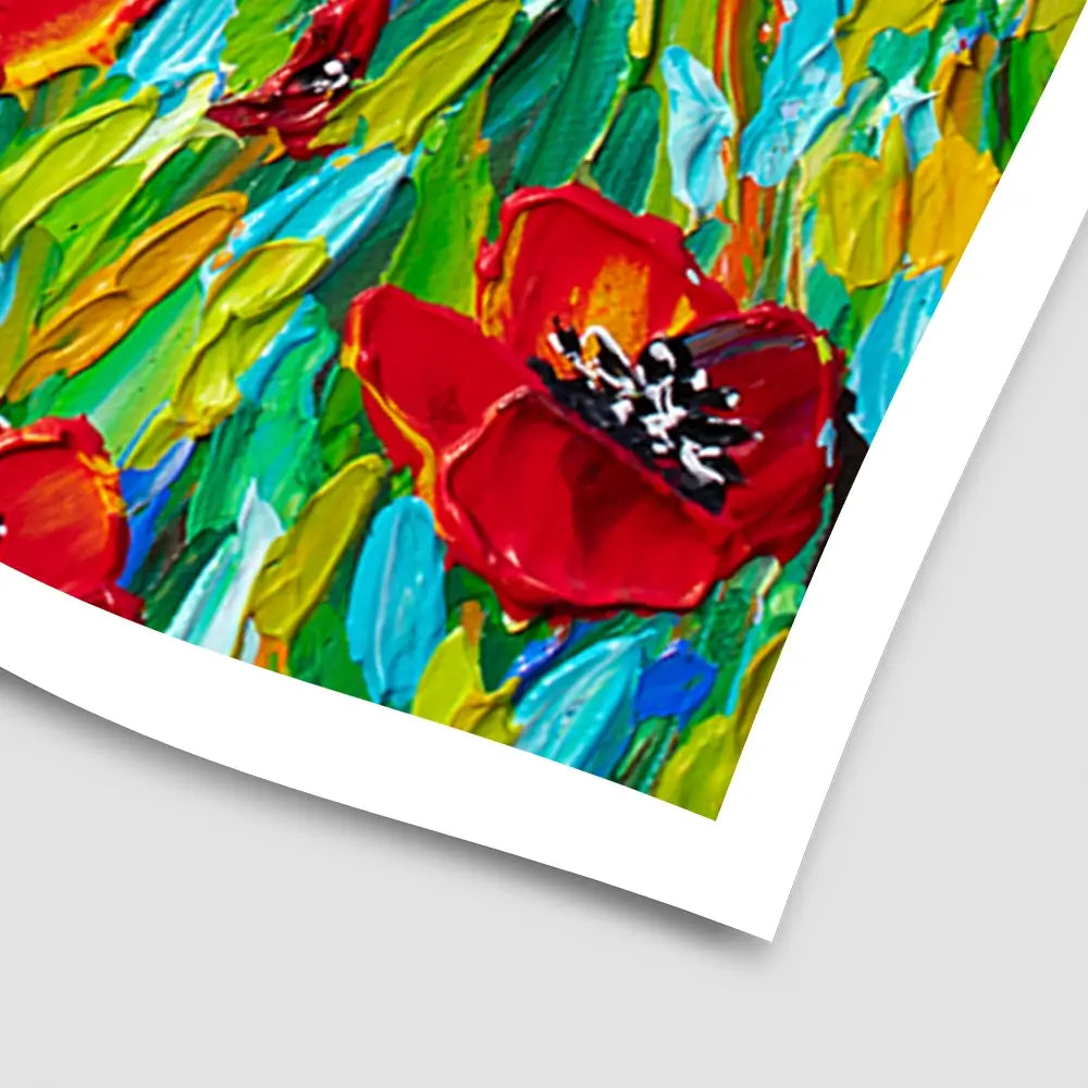 Glorious Poppies Art Print Glorious Poppies Art Print wall art product Olga Tkachyk
