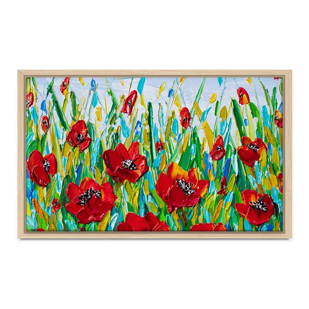 Glorious Poppies Canvas Print Glorious Poppies Canvas Print wall art product Olga Tkachyk