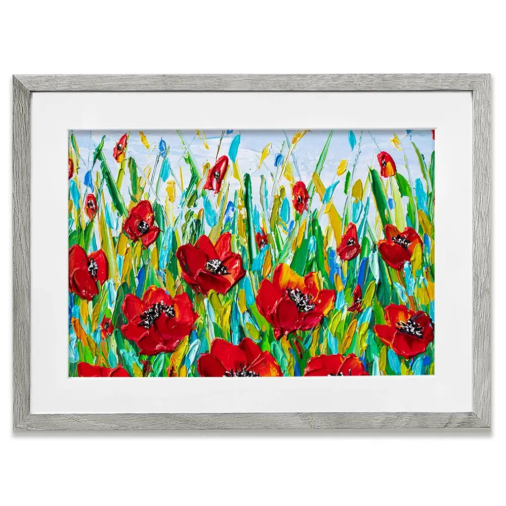 Glorious Poppies Framed Art Print Glorious Poppies Framed Art Print wall art product Olga Tkachyk