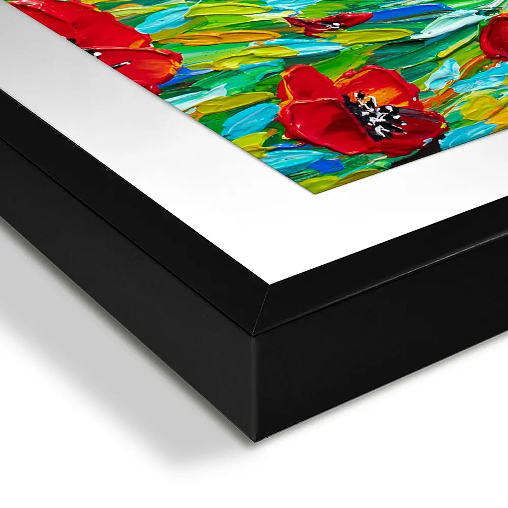 Glorious Poppies Framed Art Print Glorious Poppies Framed Art Print wall art product Olga Tkachyk