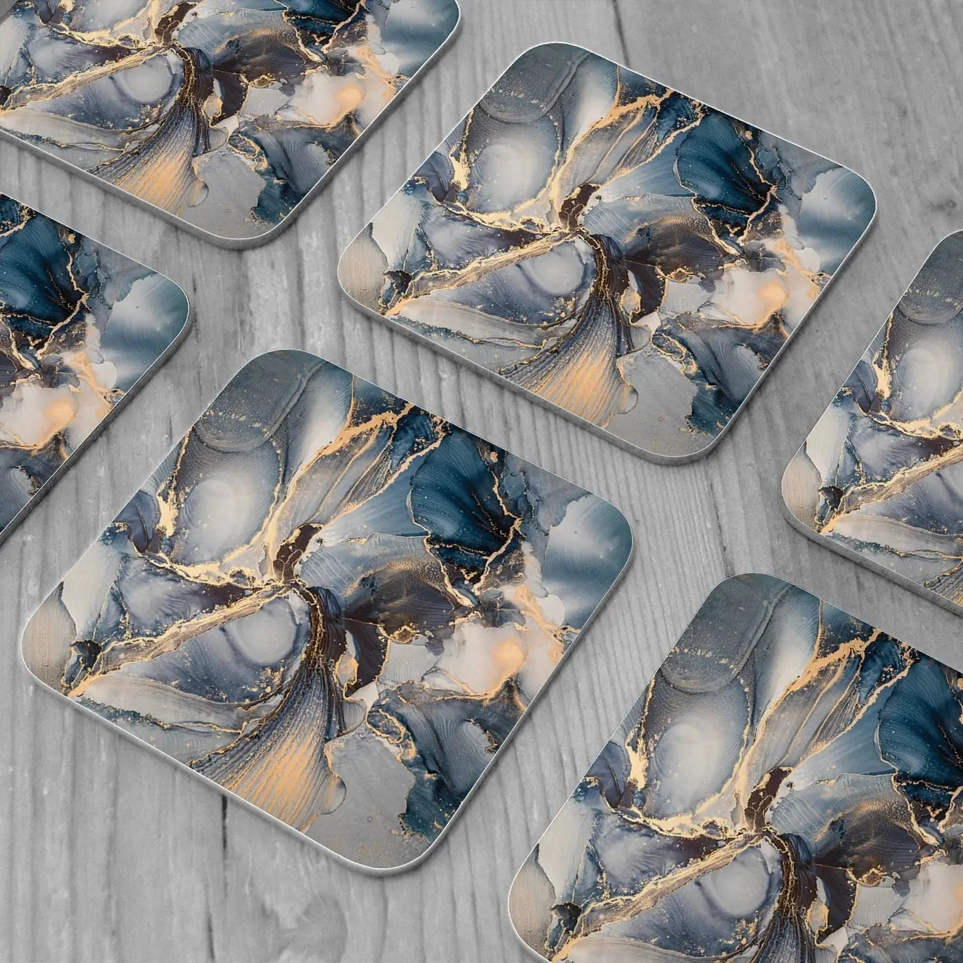 Glowing Marble Coaster Set Glowing Marble Coaster Set | Glowing Marble Art Coasters wall art product coldsun777 / Shutterstock