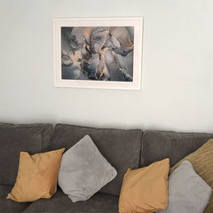 Glowing Marble Framed Art Print wall art product coldsun777 / Shutterstock