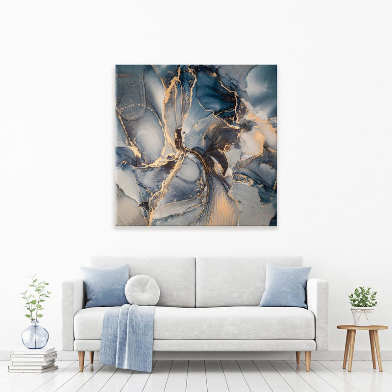 Glowing Marble Square Canvas Print wall art product coldsun777 / Shutterstock