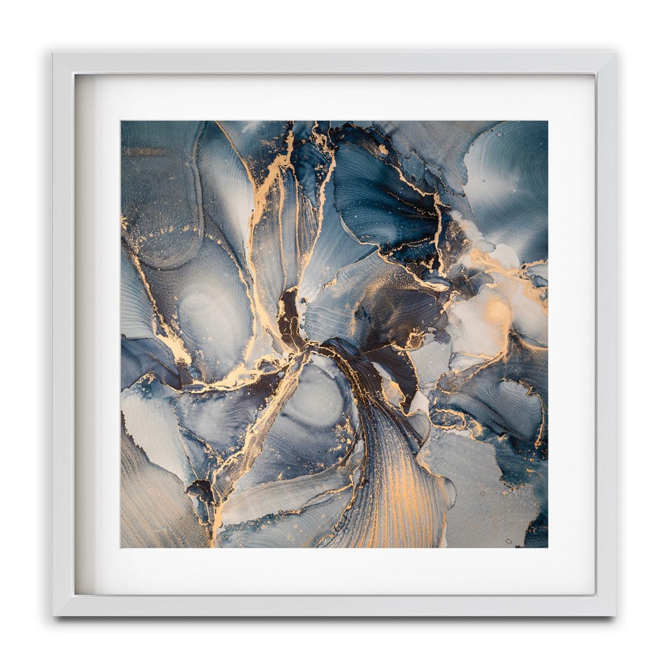 Glowing Marble Square Framed Art Print wall art product coldsun777 / Shutterstock