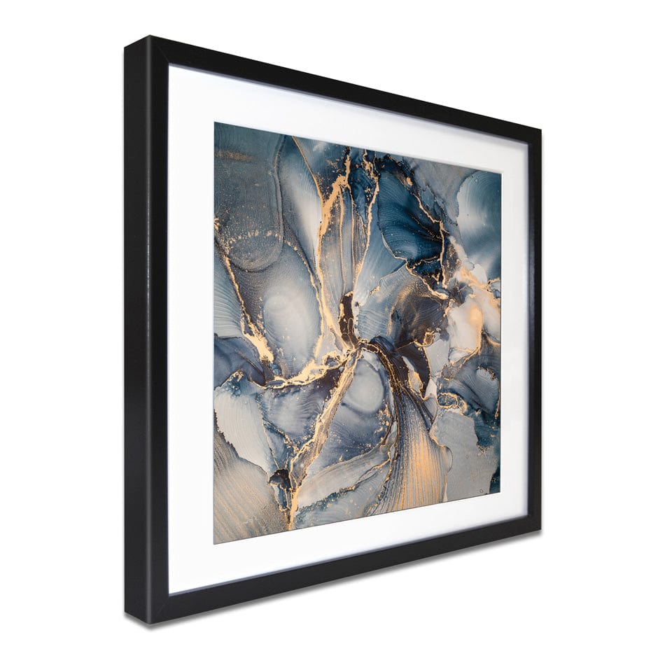 Glowing Marble Square Framed Art Print wall art product coldsun777 / Shutterstock