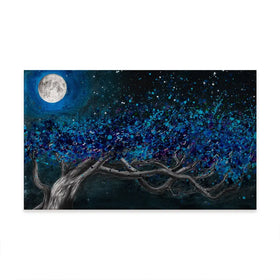 Glowing Midnight Tree Oversized Canvas Print Glowing Midnight Tree Oversized Canvas Print wall art product Ashvin Harrison