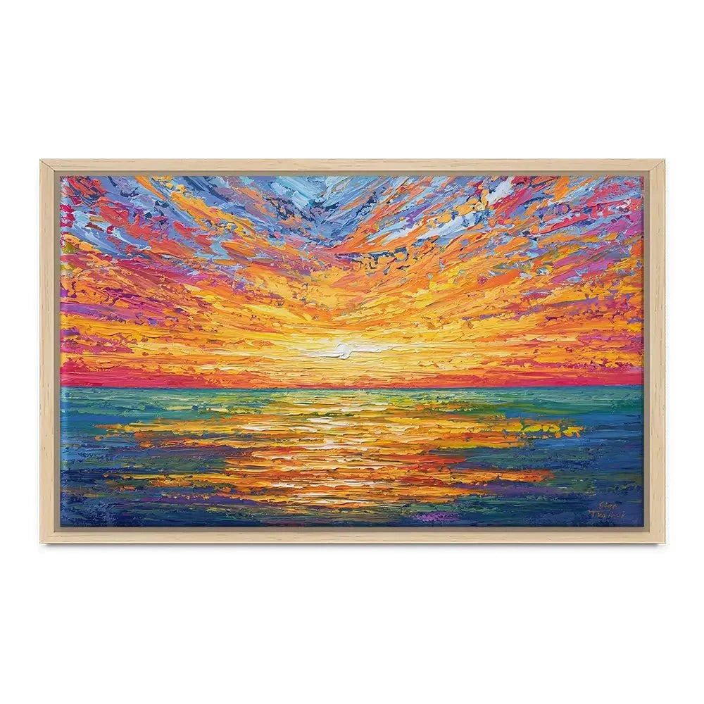 Glowing Sun Canvas Print Glowing Sun Canvas Print wall art product Olga Tkachyk