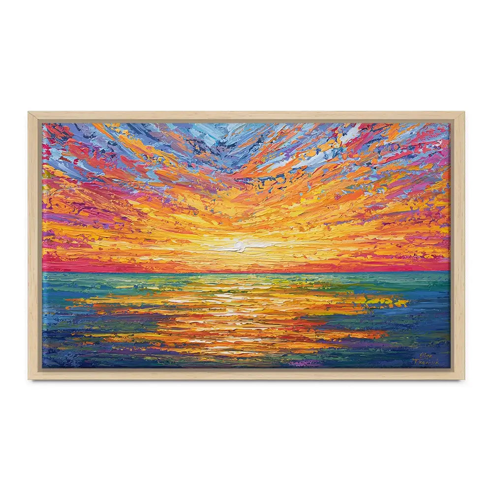Glowing Sun Oversized Canvas Print Glowing Sun Oversized Canvas Print wall art product Art Print Shop