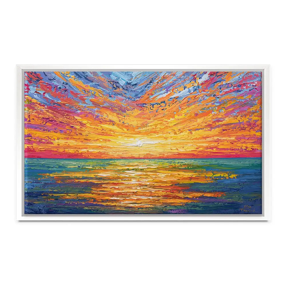 Glowing Sun Oversized Canvas Print Glowing Sun Oversized Canvas Print wall art product Art Print Shop