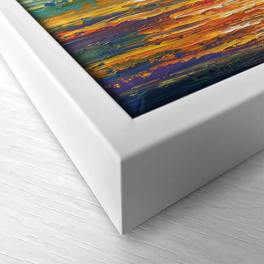 Glowing Sun Square Canvas Print Glowing Sun Square Canvas Print wall art product Olga Tkachyk