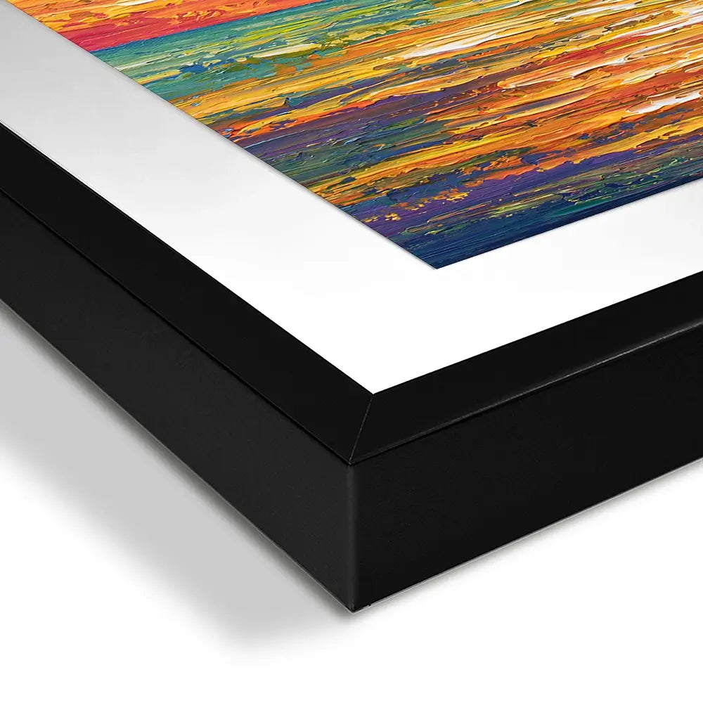 Glowing Sun Square Framed Art Print Glowing Sun Square Framed Art Print wall art product Olga Tkachyk