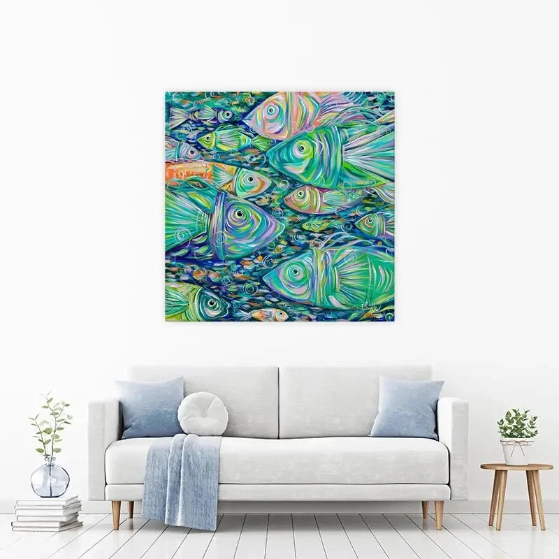 Go Fishing Canvas Print Go Fishing Canvas Print wall art product Estelle Grengs - Independent