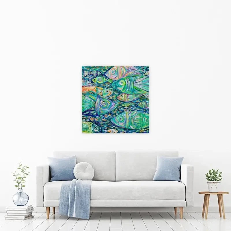 Go Fishing Canvas Print Go Fishing Canvas Print wall art product Estelle Grengs - Independent