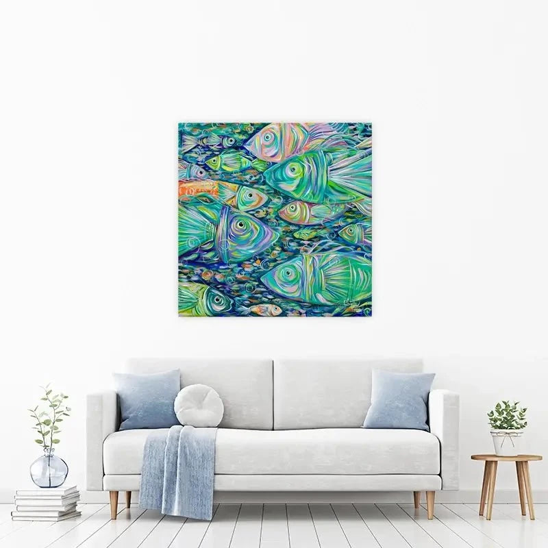 Go Fishing Canvas Print Go Fishing Canvas Print wall art product Estelle Grengs - Independent