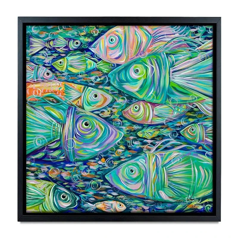 Go Fishing Canvas Print Go Fishing Canvas Print wall art product Estelle Grengs - Independent