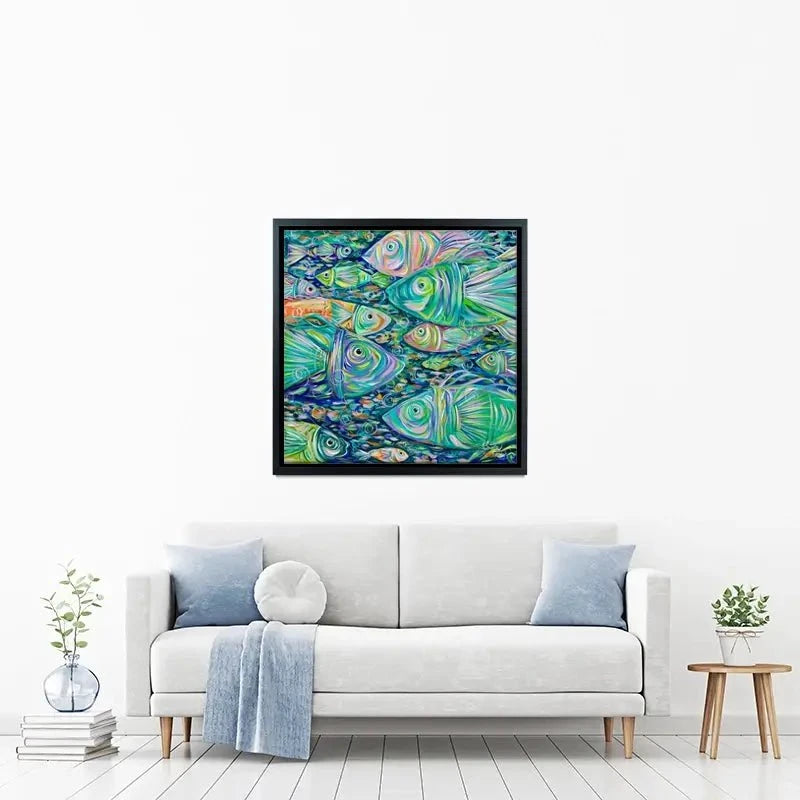 Go Fishing Canvas Print Go Fishing Canvas Print wall art product Estelle Grengs - Independent