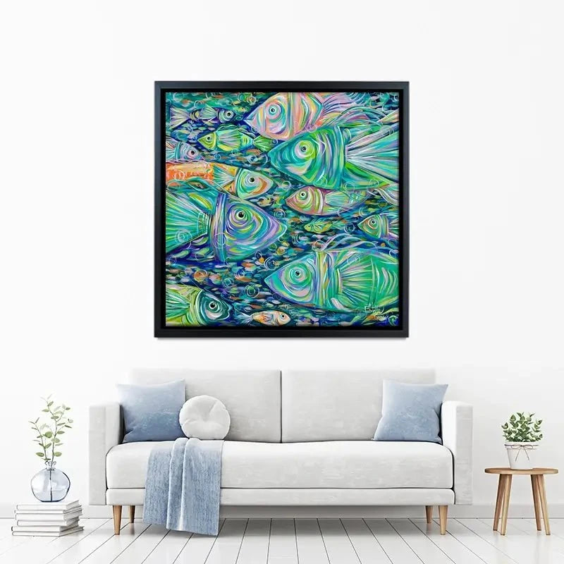 Go Fishing Canvas Print Go Fishing Canvas Print wall art product Estelle Grengs - Independent