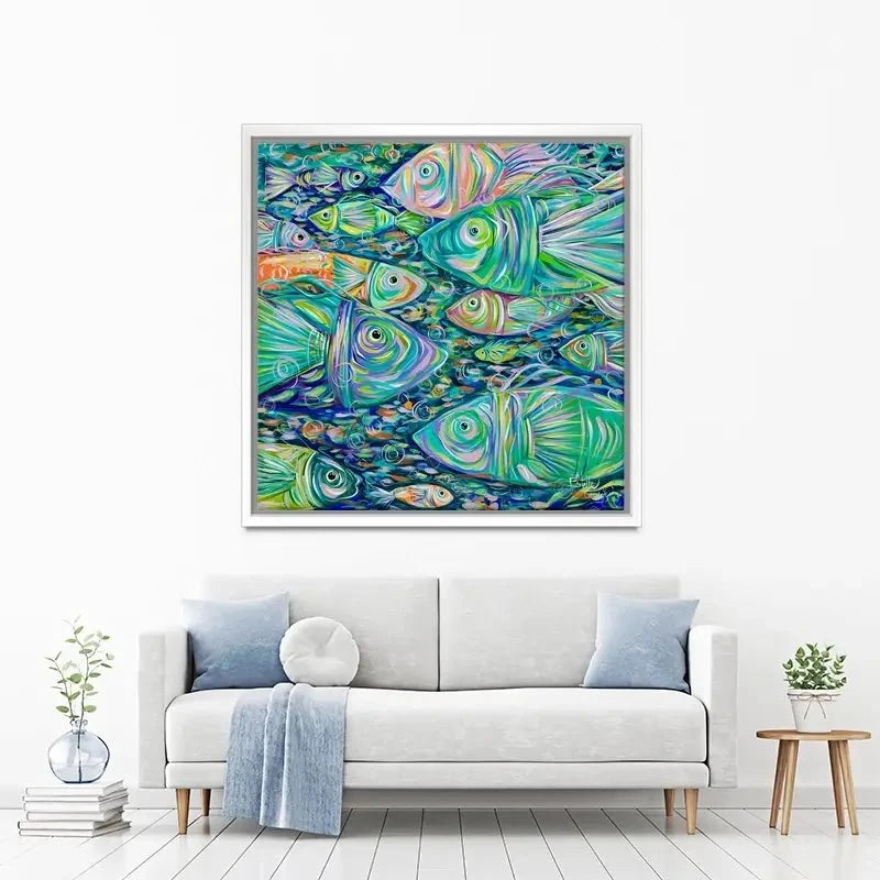 Go Fishing Canvas Print Go Fishing Canvas Print wall art product Estelle Grengs - Independent