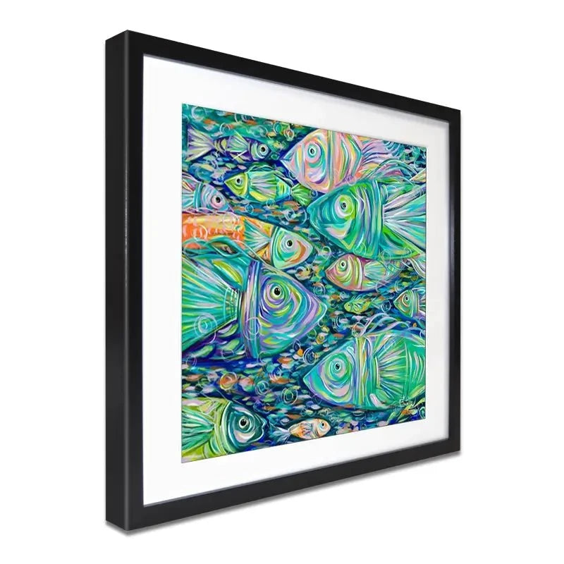 Go Fishing Framed Art Print Go Fishing Framed Art Print wall art product Estelle Grengs - Independent
