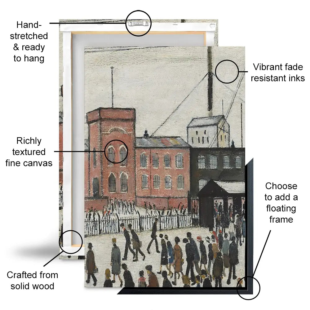 Going To Work Canvas Print Going To Work Canvas Print wall art product L.S.Lowry