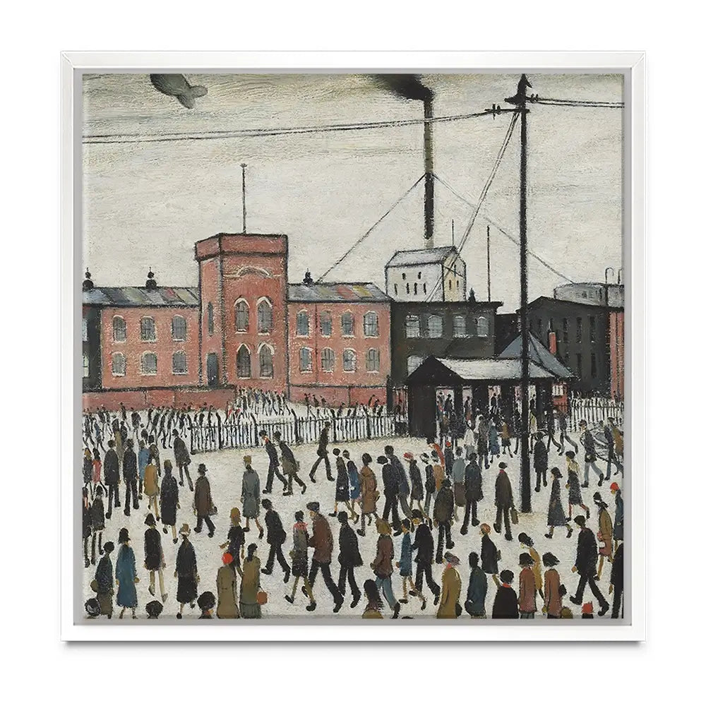 Going To Work Oversized Canvas Print Going To Work Oversized Canvas Print wall art product L.S.Lowry
