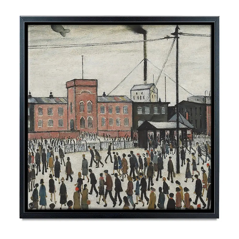 Going To Work Oversized Canvas Print Going To Work Oversized Canvas Print wall art product L.S.Lowry