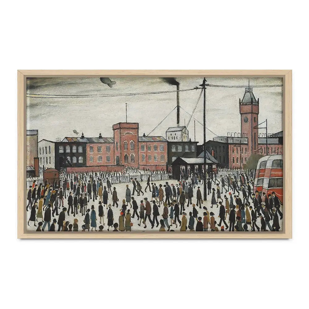 Going To Work Oversized Canvas Print Going To Work Oversized Canvas Print wall art product L.S.Lowry