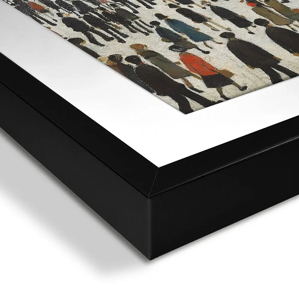 Going To Work Square Framed Art Print Going To Work Square Framed Art Print wall art product L.S.Lowry