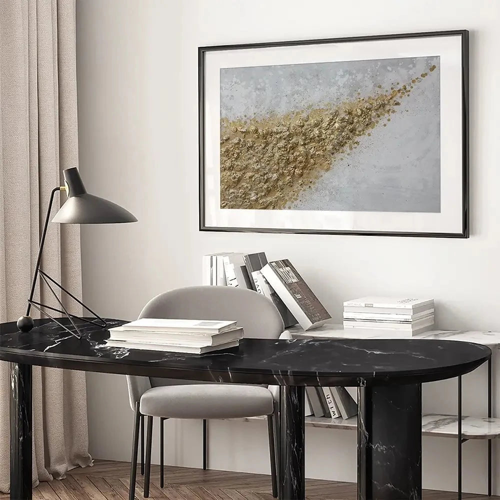 Gold Corner Framed Art Print Gold Corner Framed Art Print wall art product Maria Moretti