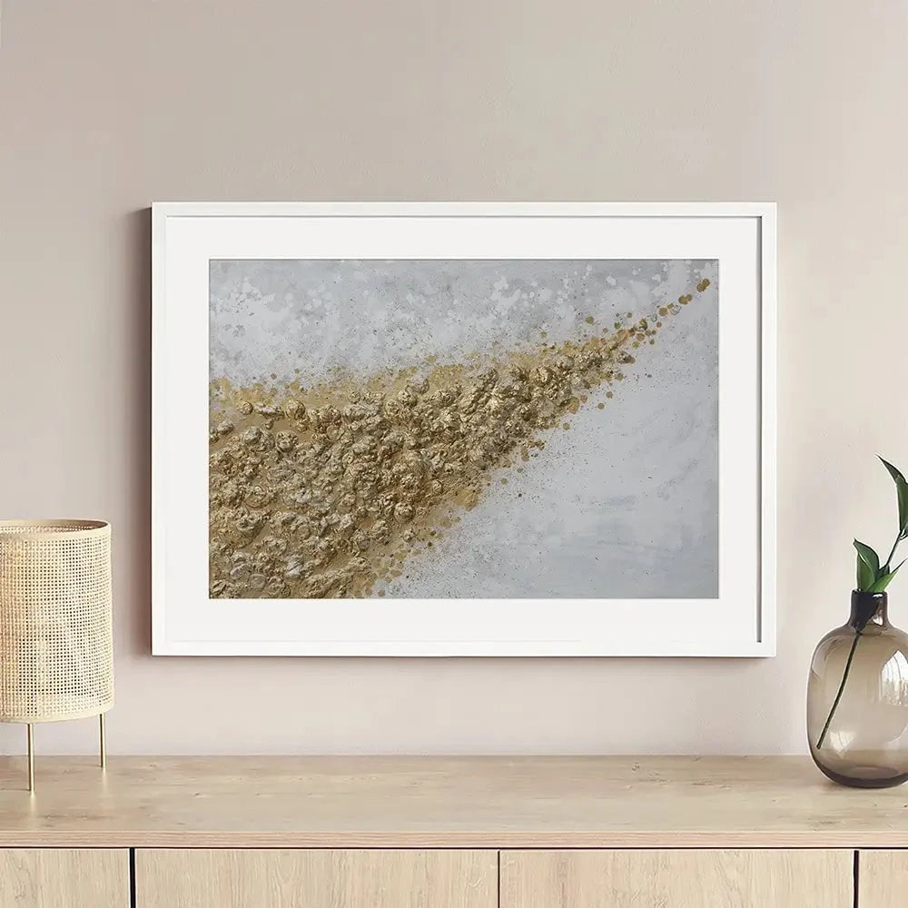 Gold Corner Framed Art Print Gold Corner Framed Art Print wall art product Maria Moretti
