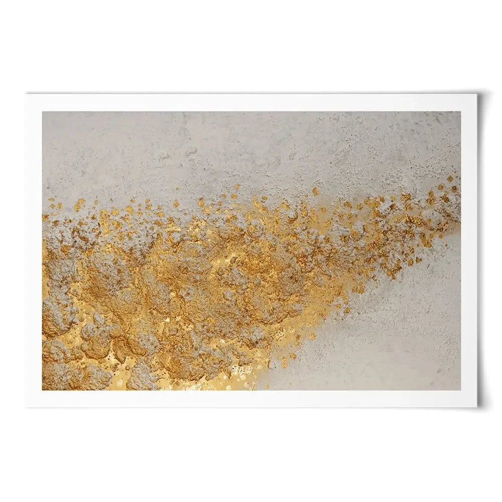 Gold Flow Art Print Gold Flow Art Print wall art product Maria Moretti