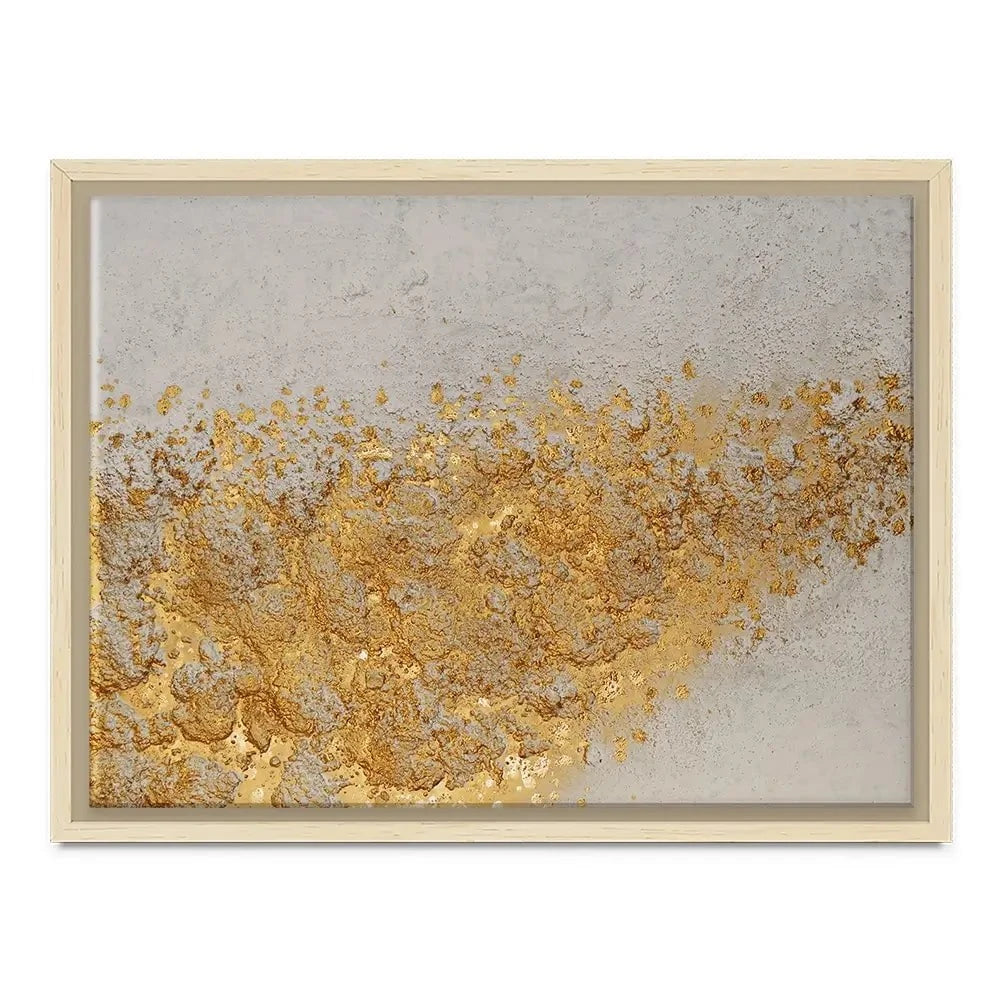 Gold Flow Canvas Print Gold Flow Canvas Print wall art product Maria Moretti