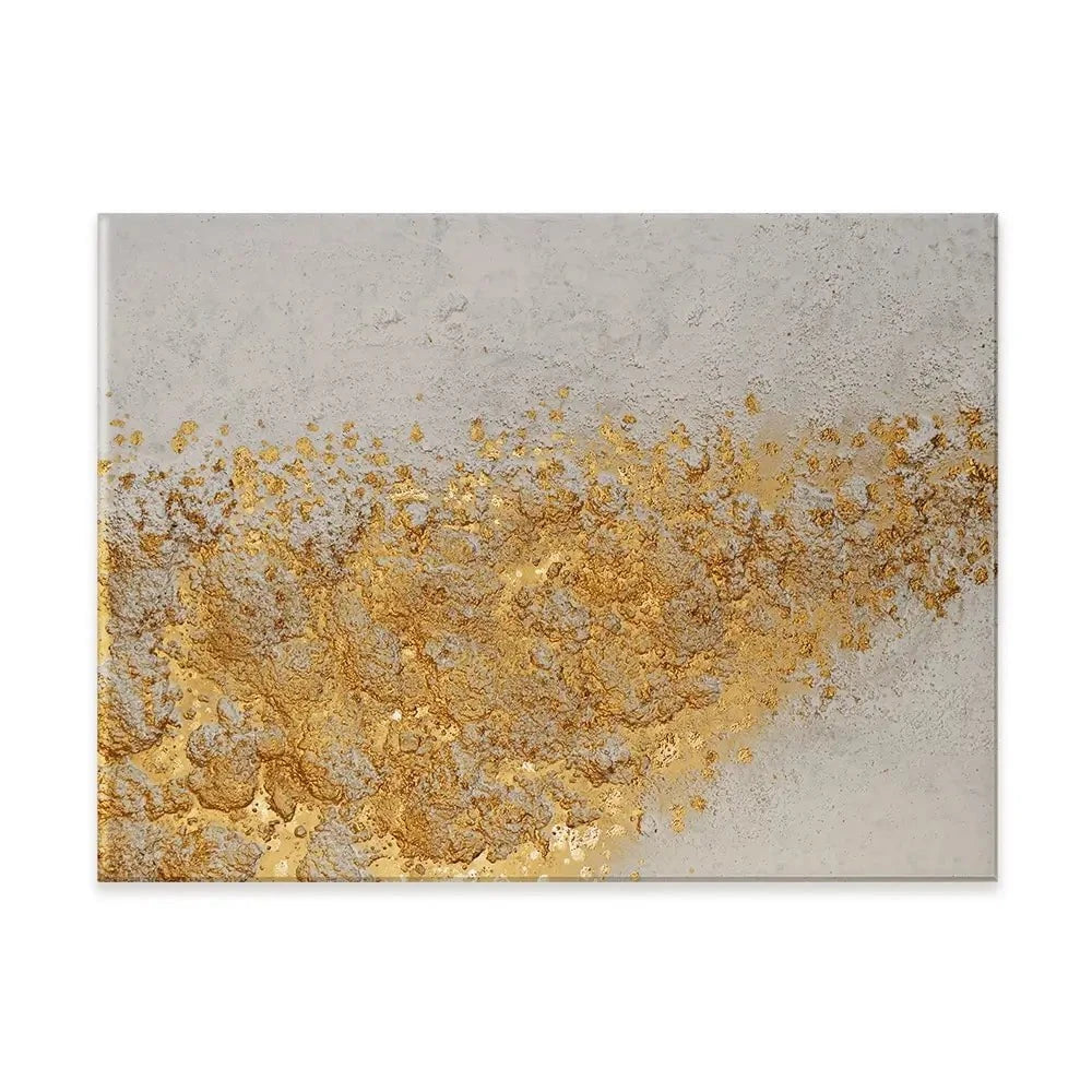Gold Flow Canvas Print Gold Flow Canvas Print wall art product Maria Moretti
