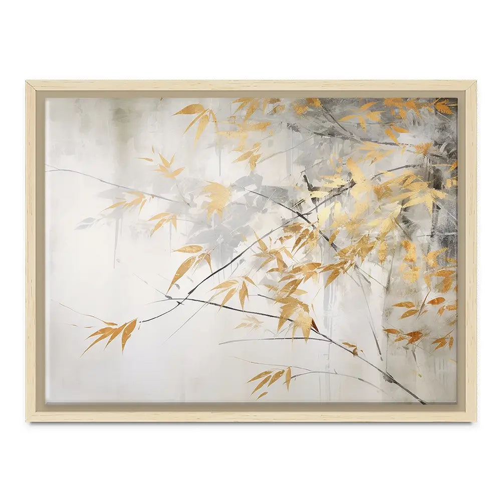 Gold Leaf Branches Canvas Print Gold Leaf Branches Canvas Print wall art product Art Print Shop